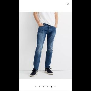 Madewell Mens Jeans- Selvedge Slim Jeans in Gerald Wash size 32x32